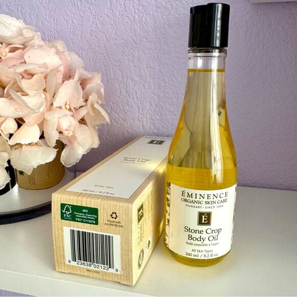 New! EMINENCE Organics Stone Crop Body Oil, 240ml/8.2oz - Picture 5 of 6